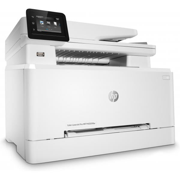 HP LaserJet Pro M283fdw Wireless Multifunction Colore Stampante, Fotocopiatrice, scanner; Fronte/retro (Color LaserJet Pro MFP M283fdw - Color LaserJet Pro M283fdw, - Laser, Colour printing, 600 x 600 DPI, A4, Direct printing, White - Warranty: 12M)H...
