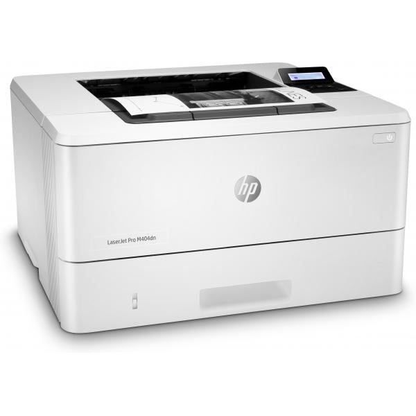 HP LaserJet Pro Stampante M404dn, Stampa, Elevata velocità i stampa della prima pagina; dimensioni compatte; risparmio energetico; avanzate funzionalità di sicurezza (LaserJet Pro M404dn - **New Retail** - Warranty: 12M)HpW1A53A#B19