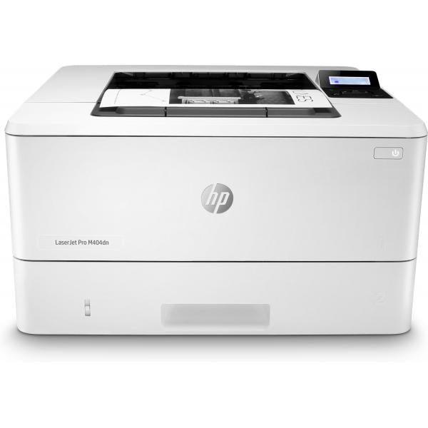 HP LaserJet Pro Stampante M404dn, Stampa, Elevata velocità i stampa della prima pagina; dimensioni compatte; risparmio energetico; avanzate funzionalità di sicurezza (LaserJet Pro M404dn - **New Retail** - Warranty: 12M)HpW1A53A#B19