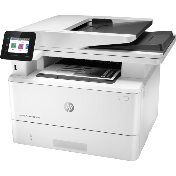 HP LaserJet Pro Stampante multifunzione M428fdw, Stampa, copia, scansione, fax, e-mail, scansione verso e-mail; scansione fronte/retro; (HP M428fdw 38ppm USB LAN Wireless A4 Mono Laser Multi-Function Printer)HpW1A30A#B19