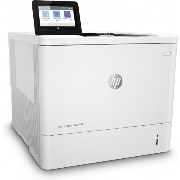 HP LaserJet Enterprise M611dn Bianco e nero Stampante, Solo Ethernet; Fronte/retro (LASERJET ENT M611DN - 61PPM 1200X1200DPI)Hp7PS84A#B19