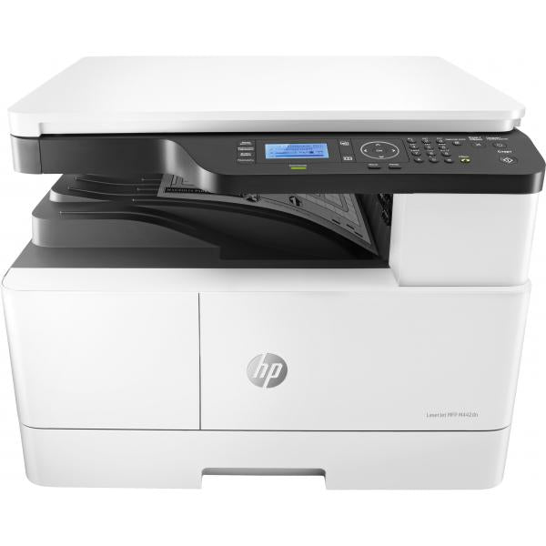 HP LaserJet M442dn Multifunction Bianco e nero Stampante, Solo Ethernet; Fotocopiatrice, scanner (HP LaserJet MFP M442dn - Stampante multifunzione - B/N - laser - A3/Ledger [297 x 432 mm] [originale] - A3/Ledger [supporti] - fino a 24 ppm [copia] - f...