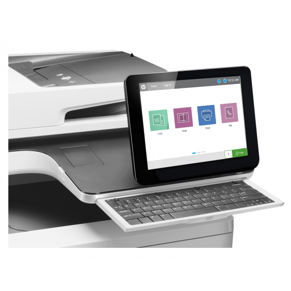 HP Color LaserJet Enterprise Flow LaserJet Enterprise Flow M578c Multifunction Colore Stampante, Solo Ethernet; Fotocopiatrice, scanner (Color Laserjet Enterprise - Flow Mfp M578C, Print, Copy, - Scan, Fax, Two-Sided Printing 100-Sheet Adf Energy Eff...