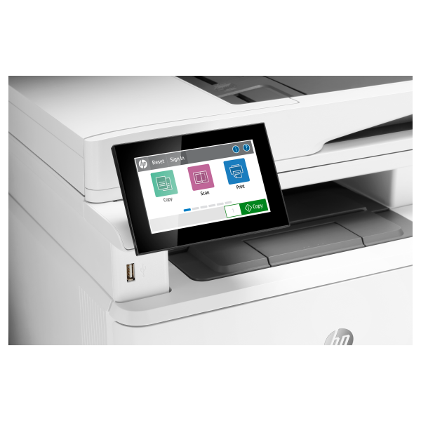 HP LaserJet Enterprise M430f Multifunction Bianco e nero Stampante, Solo Ethernet; Fotocopiatrice, scanner (Laserjet Enterprise Mfp - M430F, Black And White, - Printer For Business, Print, Copy, Scan, Fax, 50-Sheet Adf Two-Sided Printing - Warranty: ...