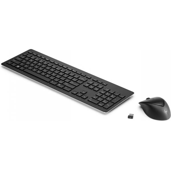 HP Mouse e tastiera Wireless Rechargeable 950MK (HP WLESS 950MK KEYBOARD MOUSE - EURO [ELVIS])Hp3M165AA