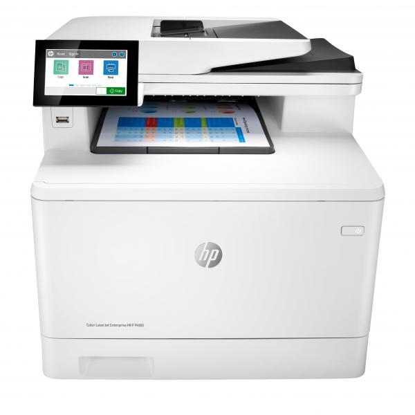 HP Color LaserJet Enterprise LaserJet Enterprise M480f Multifunction Colore Stampante, Solo Ethernet; Fotocopiatrice, scanner (Color Laserjet Enterprise Mfp - M480F, Color, Printer For - Business, Print, Copy, Scan, Fax, Compact Size Strong Security ...