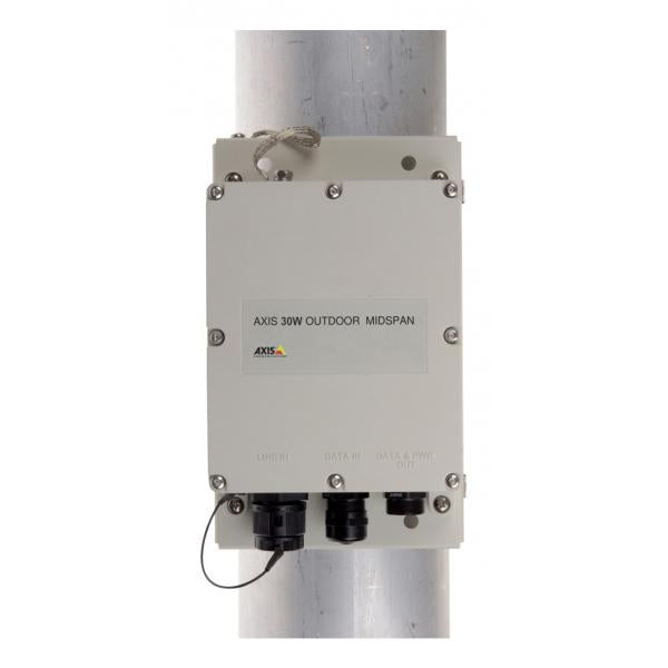 Axis 01951-001 kit di fissaggio Grigio Alluminio (AXIS TD9301 OUTDOOR MIDSPAN - POLE MOUNT)Axis733102106956501951-001