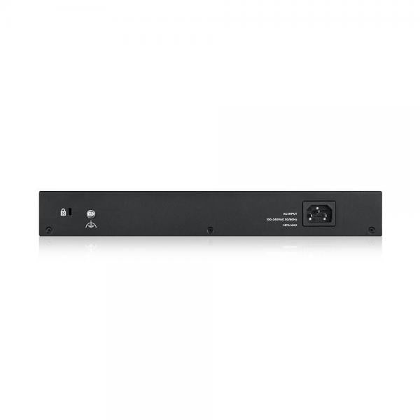 Zyxel GS1900-24EP Gestito L2 Gigabit Ethernet [10/100/1000] Supporto Power over Ethernet [PoE] Nero (Zyxel GS1900-24EP - Switch - intelligente - 24 x 10/100/1000 [12 PoE] - montabile su rack, montaggio a parete - PoE [130 W])ZyxelGS1900-24EP-EU0101F