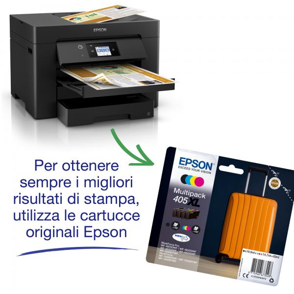 Epson WorkForce WF-7830DTWF (Epson WorkForce WF-7830DTWF Tinte-Multifunktionsdrucker 4in1 A4/A3 LAN WLAN WiFi Duplex ADF)Epson8715946668420C11CH68403