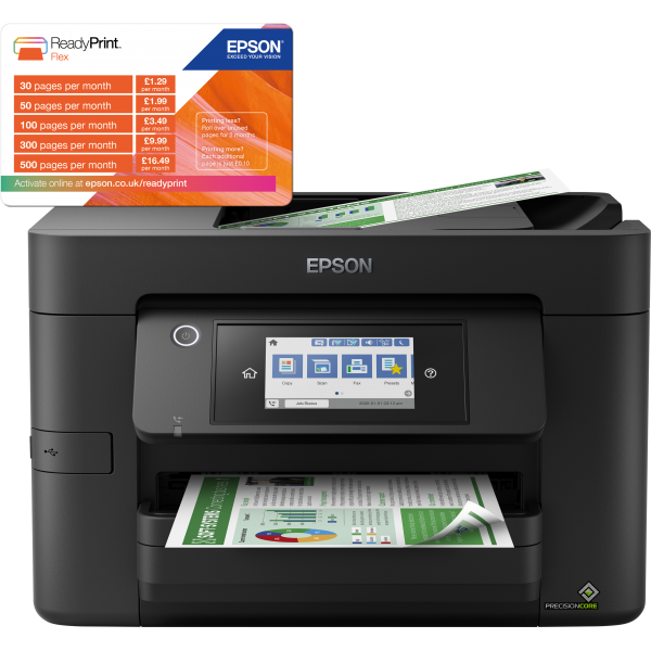 Epson WorkForce Pro WF-4820DWF Ad inchiostro A4 4800 x 2400 DPI 36 ppm Wi-Fi (Epson WorkForce WF-4820DWF C11CJ06401 Inkjet Priner, A4, Colour, Wireless & Ethernet, All-in-One inc Fax, Duplex)EpsonC11CJ06401