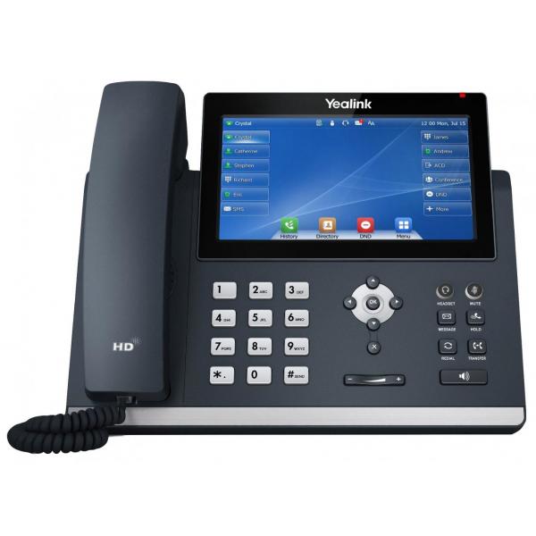 Yealink SIP-T48U telefono IP Grigio LED Wi-Fi (SIP-T48U IP phone Grey LED - Wi-Fi SIP-T48U, IP Phone, - Grey, Wired handset, 1000 entries, LED, 17.8 cm [7] - Warranty: 12M)YealinkSIP-T48U