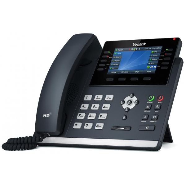Yealink SIP-T46U telefono IP Grigio LCD Wi-Fi (SIP-T46U IP phone Grey LCD - Wi-Fi SIP-T46U, IP Phone, - Grey, Wireless handset, 1000 entries, LCD, 10.9 cm [4.3] - Warranty: 12M)YealinkSIP-T46U