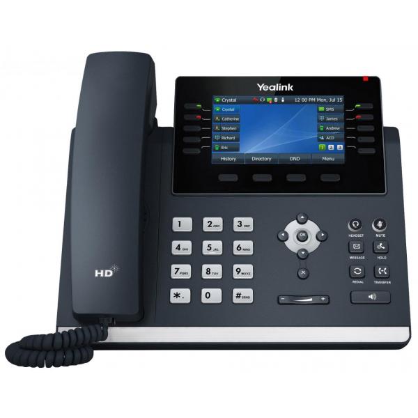 Yealink SIP-T46U telefono IP Grigio LCD Wi-Fi (Yealink IP Telefon SIP-T46U PoE Business V2)Yealink1301203