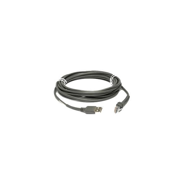 Motorola USB Cable: Series A cavo USB 4,5 m USB A Grigio (USB CBL SERIE A - 15FT STRAIGHT)ZebraCBA-U10-S15ZAR