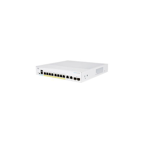 Cisco CBS350-8FP-E-2G-EU switch di rete Gestito L2/L3 Gigabit Ethernet [10/100/1000] Argento (CBS350 MANAGED 8-PORT - GE FULL POE EXT PS 2X1G COMBO)Cisco0889728293327CBS350-8FP-E-2G-EU
