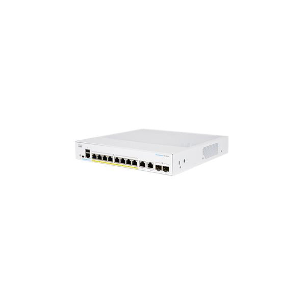 Cisco CBS350-8P-2G-EU switch di rete Gestito L2/L3 Gigabit Ethernet [10/100/1000] Argento (CBS350 MANAGED 8-PORT - GE POE 2X1G COMBO)CiscoCBS350-8P-2G-EU
