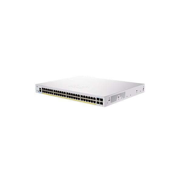 Cisco CBS350-48FP-4X-EU switch di rete Gestito L2/L3 Gigabit Ethernet [10/100/1000] Argento (Cisco Business 350 Series CBS350-48FP-4X - Switch - L3 - gestito - 48 x 10/100/1000 [PoE+] + 4 x 10 Gigabit SFP+ - montabile su rack - PoE+ [740 W])Cisco0889...