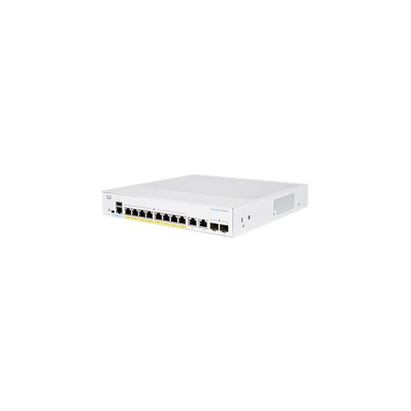 Cisco CBS350-8P-E-2G-EU switch di rete Gestito L2/L3 Gigabit Ethernet [10/100/1000] Argento (CBS350 MANAGED 8-PORT - GE POE EXT PS 2X1G COMBO)Cisco0889728293501CBS350-8P-E-2G-EU