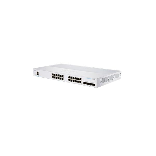 Cisco CBS350-24T-4G-EU switch di rete Gestito L2/L3 Gigabit Ethernet [10/100/1000] Argento (CBS350 MANAGED 24-PORT - GE 4X1G SFP)Cisco0889728293990CBS350-24T-4G-EU
