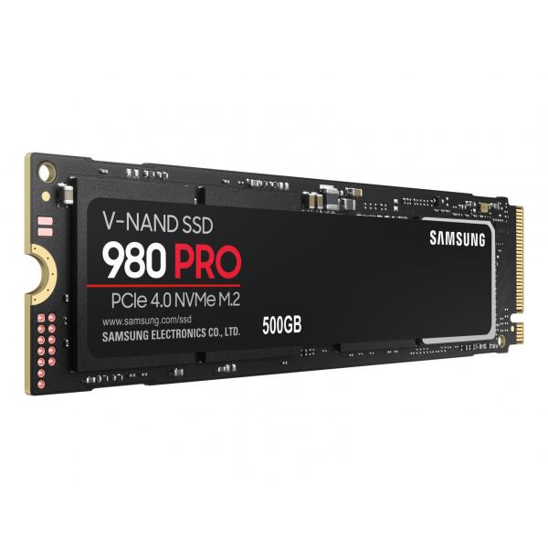Samsung 980 PRO 500 GB M.2 PCI Express 4.0 NVMe V-NAND MLC (SAMSUNG 500GB M.2 PCIE NVME 980 PRO ELPIS CONTROLLER)SamsungMZ-V8P500BW
