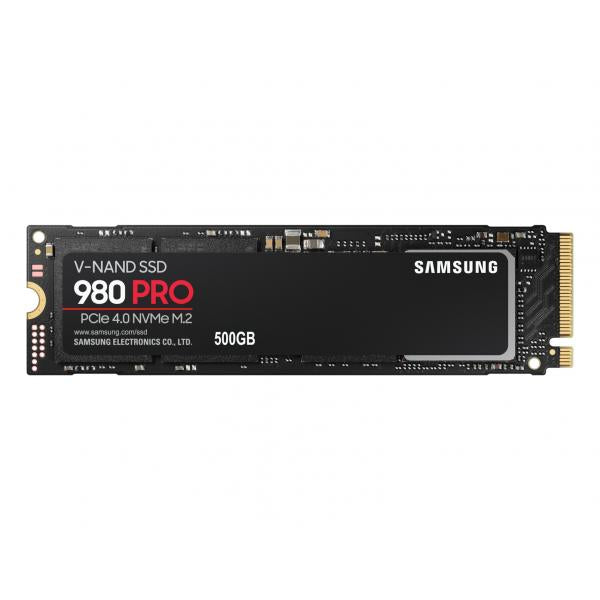 Samsung 980 PRO 500 GB M.2 PCI Express 4.0 NVMe V-NAND MLC (SAMSUNG 500GB M.2 PCIE NVME 980 PRO ELPIS CONTROLLER)SamsungMZ-V8P500BW