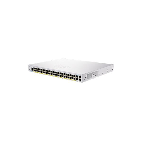 Cisco CBS350-48P-4X-EU switch di rete Gestito L2/L3 Gigabit Ethernet [10/100/1000] Supporto Power over Ethernet [PoE] Argento (CBS350 MANAGED 48-PORT - GE POE 4X10G SFP+)Cisco0889728295314CBS350-48P-4X-EU