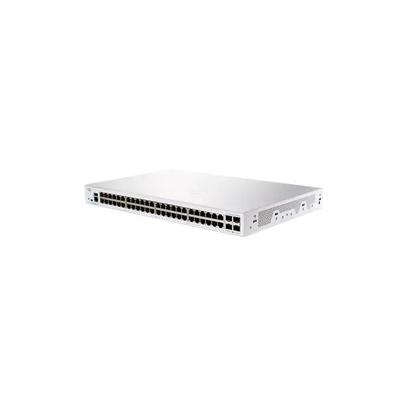 Cisco CBS250-48T-4X-EU switch di rete Gestito L2/L3 Gigabit Ethernet [10/100/1000] Argento (Cisco Business 250 Series CBS250-48T-4X - Switch - L3 - intelligente - 48 x 10/100/1000 + 4 x 10 Gigabit SFP+ - montabile su rack)Cisco0889728293259CBS250-48T...