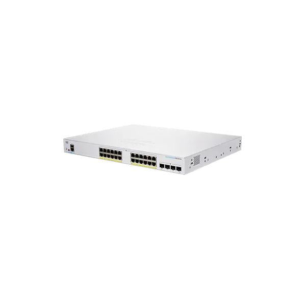 Cisco CBS250-24PP-4G-EU switch di rete Gestito L2/L3 Gigabit Ethernet [10/100/1000] Argento (CBS250 SMART 24-PORT GE - PARTIAL POE 4X1G SFP)Cisco0889728294454CBS250-24PP-4G-EU