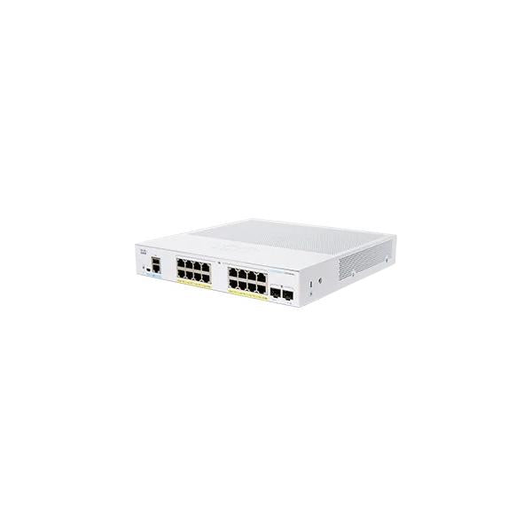 Cisco CBS250-16P-2G-EU switch di rete Gestito L2/L3 Gigabit Ethernet [10/100/1000] Argento (CBS250 SMART 16-PORT GE - POE 2X1G SFP)Cisco0889728295703CBS250-16P-2G-EU