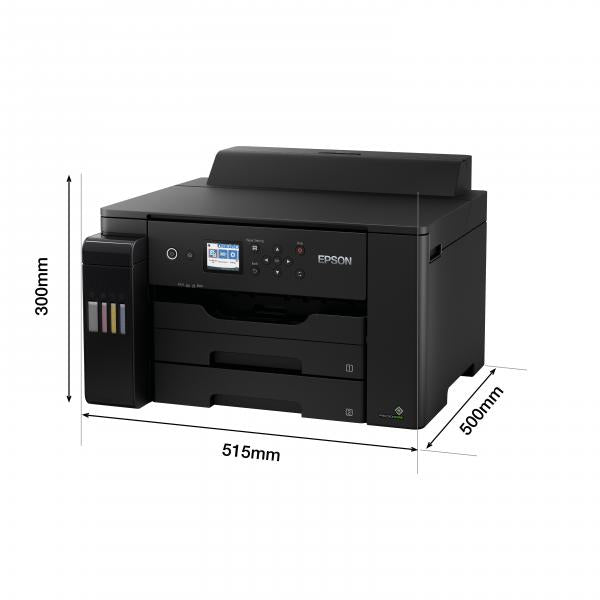 Epson EcoTank ET-16150 (Epson EcoTank ET-16150 ET 16150 ET16150 - Printer - colour - Duplex - ink-jet - A3 - 4800 x 1200 dpi - up to 25 ppm [mono] / up to 25 ppm [colour] - capacity: 550 sheets - USB 2.0, Gigabit LAN, Wi-Fi - black)EpsonC11CJ04401CA