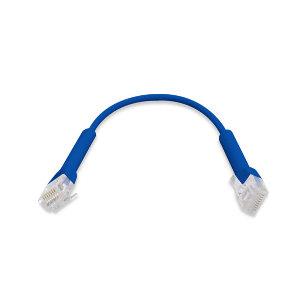 Ubiquiti Networks UniFi Ethernet Patch Cable cavo di rete Blu Cat6 (UBIQUITI UNIFI PATCH CABLE 10CM 3MM BLUE,RJ-45[M] TO RJ-45 [M] 50PCS)UbiquitiUC-PATCH-RJ45-BL-50