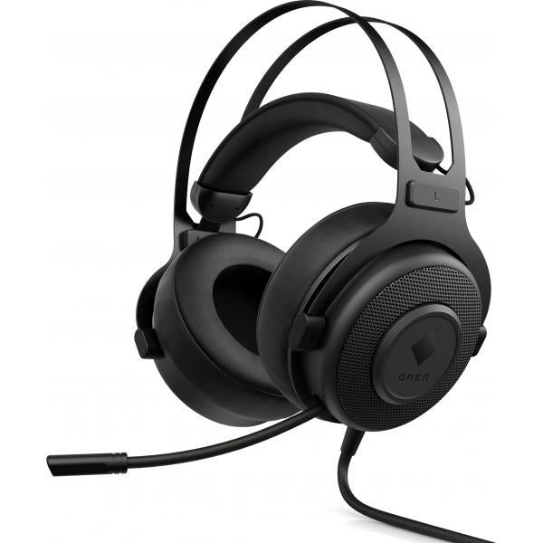 HP OMEN Blast Headset (OMEN by HP Blast - Headset - full size - wired - USB - shadow black - for HP 21, Pavilion 24, 27, 32, TP01, Pavilion Laptop 13, 14, 15)Hp1A858AA#ABB