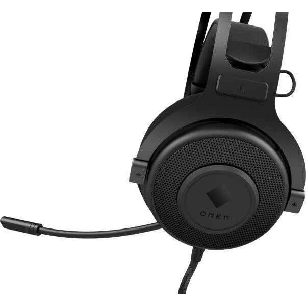 HP OMEN Blast Headset (OMEN by HP Blast - Headset - full size - wired - USB - shadow black - for HP 21, Pavilion 24, 27, 32, TP01, Pavilion Laptop 13, 14, 15)Hp1A858AA#ABB