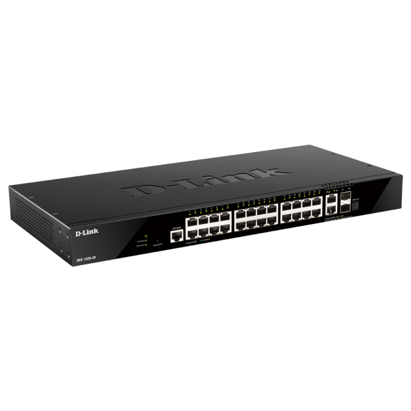 D-Link DGS-1520-28 switch di rete Gestito L3 10G Ethernet [100/1000/10000] 1U Nero (D-Link DGS-1520-28 26 Ports Manageable Layer 3 Switch)D-linkDGS-1520-28