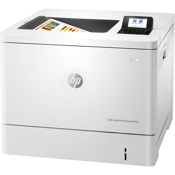 HP Color LaserJet Enterprise LaserJet Enterprise M554dn Colore Stampante, Solo Ethernet; Fronte/retro (HP LaserJet Enterprise M554dn - Stampante - colore - Duplex - laser - A4/Legal - 1200 x 1200 dpi - fino a 33 ppm [mono] / fino a 33 ppm [colore] - ...
