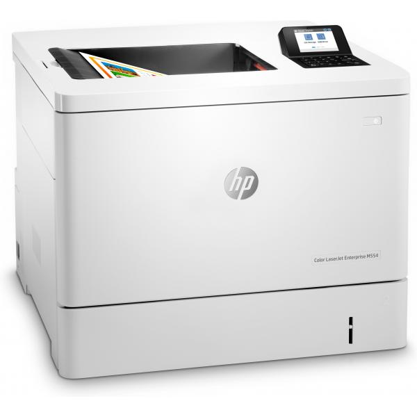 HP Color LaserJet Enterprise LaserJet Enterprise M554dn Colore Stampante, Solo Ethernet; Fronte/retro (HP LaserJet Enterprise M554dn - Stampante - colore - Duplex - laser - A4/Legal - 1200 x 1200 dpi - fino a 33 ppm [mono] / fino a 33 ppm [colore] - ...