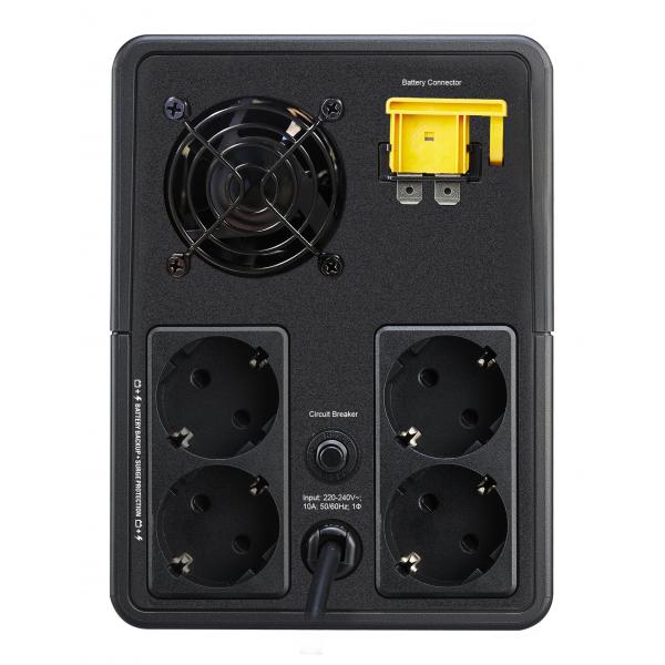 APC Easy UPS gruppo di continuità [UPS] A linea interattiva 2,2 kVA 1200 W 4 presa[e] AC (APC Easy UPS BVX Series BVX2200LI-GR - UPS - 220-240 V c.a. V - 1200 watt - 2200 VA - 9 Ah - connettori di uscita 4)ApcBVX2200LI-GR