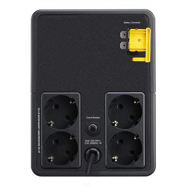APC Easy UPS gruppo di continuità [UPS] A linea interattiva 1,2 kVA 650 W 4 presa[e] AC (APC Easy UPS BVX Series BVX1200LI-GR - UPS - 230 V c.a. V - 650 Watt - 1200 VA - 9 Ah - connettori di uscita 4)Apc0731304404606BVX1200LI-GR