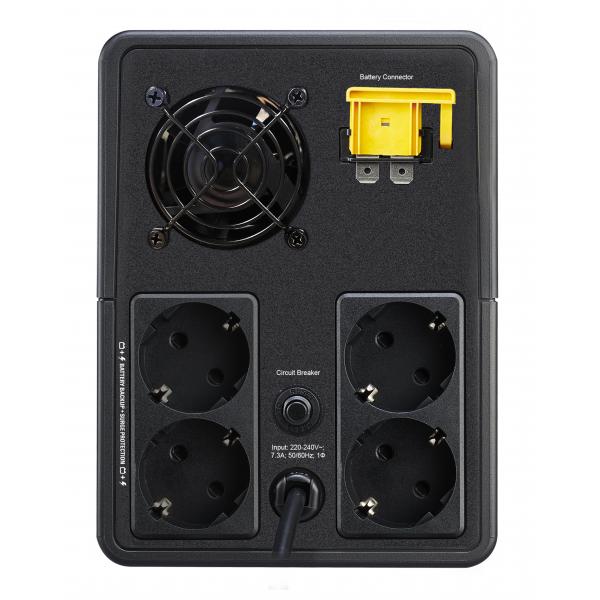 APC Easy UPS gruppo di continuità [UPS] A linea interattiva 1,6 kVA 900 W (APC Easy UPS BVX Series BVX1600LI-GR - UPS - 220-240 V c.a. V - 900 Watt - 1600 VA - 7 Ah - connettori di uscita 4)ApcBVX1600LI-GR