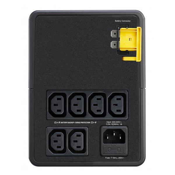 APC Easy UPS gruppo di continuità [UPS] A linea interattiva 1,2 kVA 650 W 6 presa[e] AC (APC Easy UPS BVX Series BVX1200LI - UPS - 220-240 V c.a. V - 650 watt - 1200 VA - 9 Ah - connettori di uscita 6)ApcBVX1200LI
