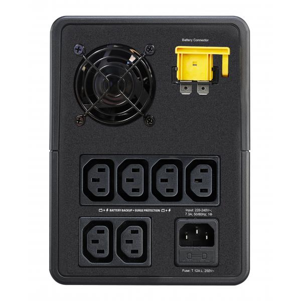 APC Easy UPS gruppo di continuità [UPS] A linea interattiva 1,6 kVA 900 W 6 presa[e] AC (APC Easy UPS BVX Series BVX1600LI - UPS - 220-240 V c.a. V - 900 Watt - 1600 VA - 7 Ah - connettori di uscita 6)Apc0731304404514BVX1600LI