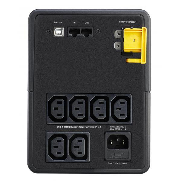 APC BX1200MI gruppo di continuità [UPS] A linea interattiva 1,2 kVA 650 W 6 presa[e] AC (APC BACK-UPS 1200VA 230V AVR - IEC SOCKETS)ApcBX1200MI