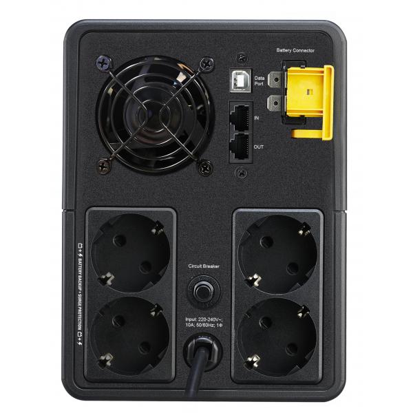 APC BX2200MI-GR gruppo di continuità [UPS] A linea interattiva 2,2 kVA 1200 W 4 presa[e] AC (APC Back-UPS BX Series BX2200MI-GR - UPS - 230 V c.a. V - 1200 watt - 2200 VA - 9 Ah - connettori di uscita 4)Apc0731304410881BX2200MI-GR