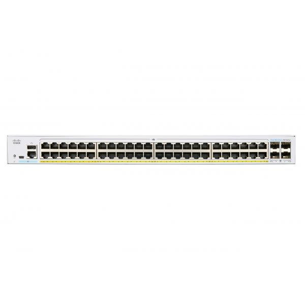 Cisco CBS250-48PP-4G-UK switch di rete Gestito L2/L3 Gigabit Ethernet [10/100/1000] Supporto Power over Ethernet [PoE] Argento (CBS250 Smart 48 port GE Partial PoE 4x1G SFP)Cisco0889728295352CBS250-48PP-4G-UK