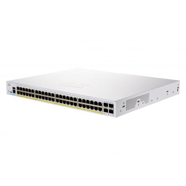 Cisco CBS350-48P-4X-UK switch di rete Gestito L2/L3 Gigabit Ethernet [10/100/1000] Supporto Power over Ethernet [PoE] Argento (CBS350 MANAGED 48-PORT - GE POE 4X10G SFP+)Cisco0889728294188CBS350-48P-4X-UK