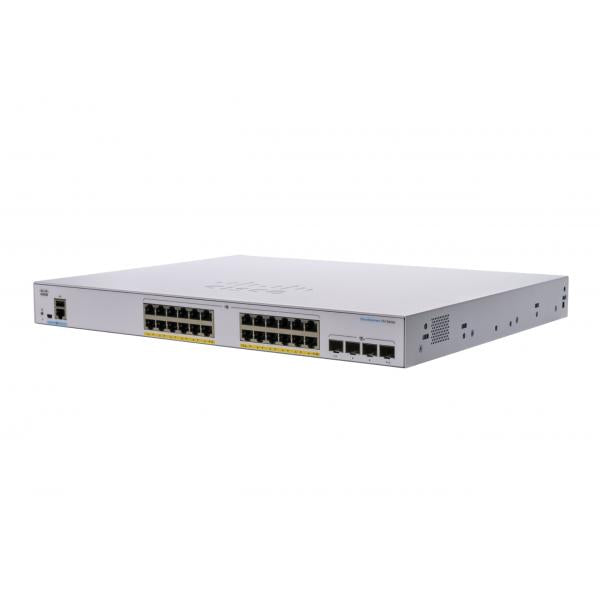 Cisco CBS250 Gestito L3 Gigabit Ethernet [10/100/1000] 1U Grigio (Cisco Business 250 Series CBS250-24T-4X - Switch - L3 - smart - 24 x 10/100/1000 + 4 x 10 Gigabit SFP+ - rack-mountable)Cisco0889728295864CBS250-24T-4X-UK
