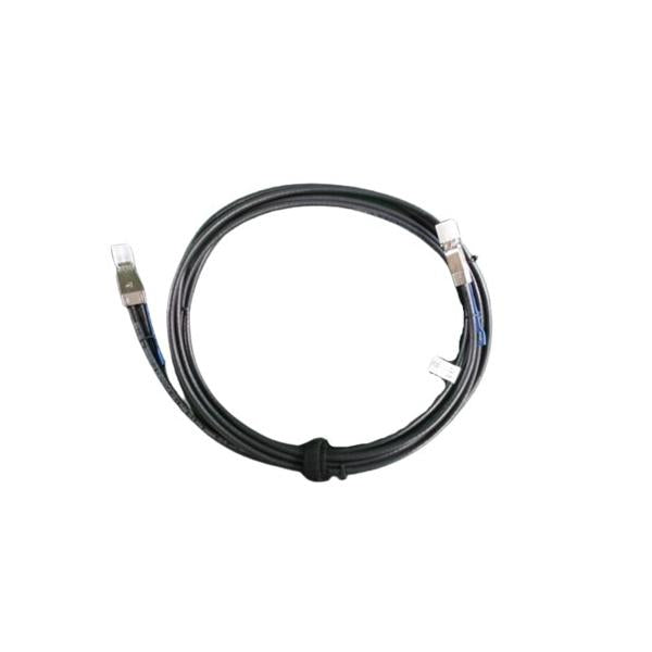 DELL 470-ABDR cavo Serial Attached SCSI [SAS] 2 m 12 Gbit/s Nero, Metallico (Dell - Cavo esterno SAS - SAS 12Gbit/s - 4x SAS Shielded Mini MultiLane a 36 pin a 4x SAS Shielded Mini MultiLane a 36 pin - 2 m - per PowerVault MD1400, MD1420, Storage SC4...