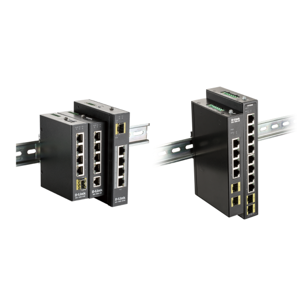 D-Link DIS-100G-10S switch di rete Non gestito Gigabit Ethernet [10/100/1000] DIN rail Nero (D-Link DIS 100G-10S - Switch - unmanaged - 8 x 10/100/1000 + 2 x 100/1000 SFP - montabile su rail DIN, montaggio a parete)D-link0790069455612DIS-100G-10S