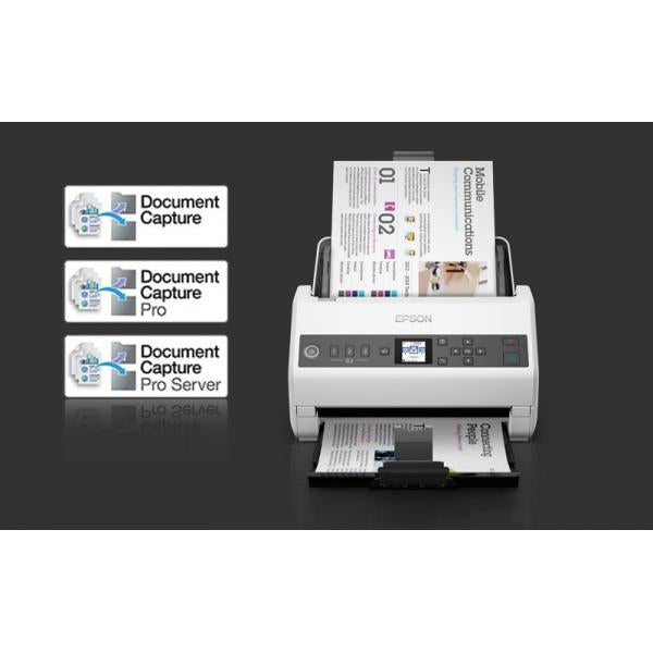 Epson WorkForce DS-730N Scanner a foglio 600 x 600 DPI A4 Nero, Bianco (WORKFORCE DS-730N)Epson8715946679211B11B259401BY