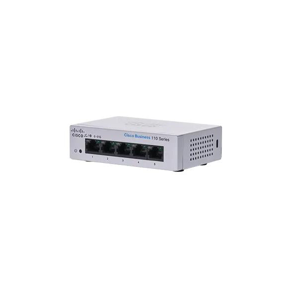 Cisco CBS110 Non gestito L2 Gigabit Ethernet [10/100/1000] 1U Grigio (CBS110 UNMANAGED 5-PORT GE - DESKTOP EXT PS)Cisco0889728326605CBS110-5T-D-EU